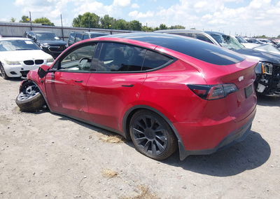 2022 Tesla Model Y Long Range Dual Motor All-wheel Drive, uszkodzenie: Lewy przód, Iaai lot 45567542, zdjęcie 3 z 6
