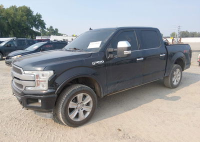 2019 Ford F-150 Platinum, Rear damage, Iaai lot 45823808, photo 2 of 6