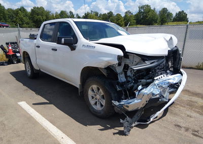 2024 Chevrolet Silverado 1500 4wd  Short Bed Wt, daño Frontal derecho, Iaai lote 45842207, foto 6 de 6