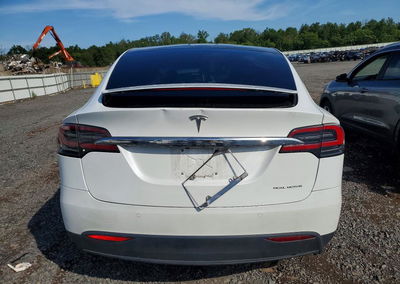 2021 Tesla Model X, daño Frontal, Copart lote 68545556, foto 6 de 6