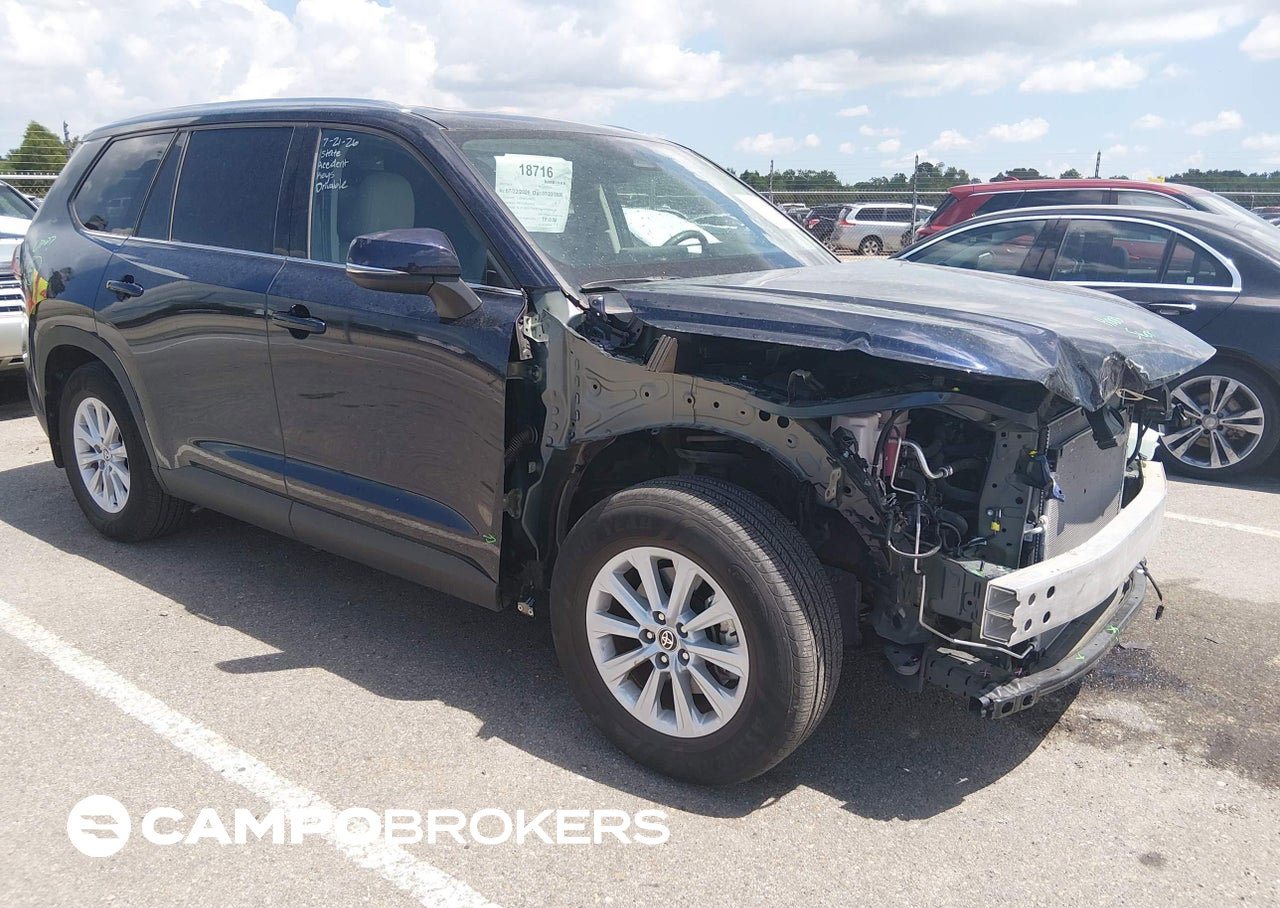 2024 Toyota Grand Highlander Xle, daño Frontal, Iaai lote 45863988