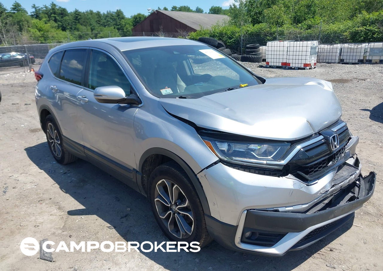 2021 Honda Cr-v Awd Ex, Front End damage, Iaai lot 45525433