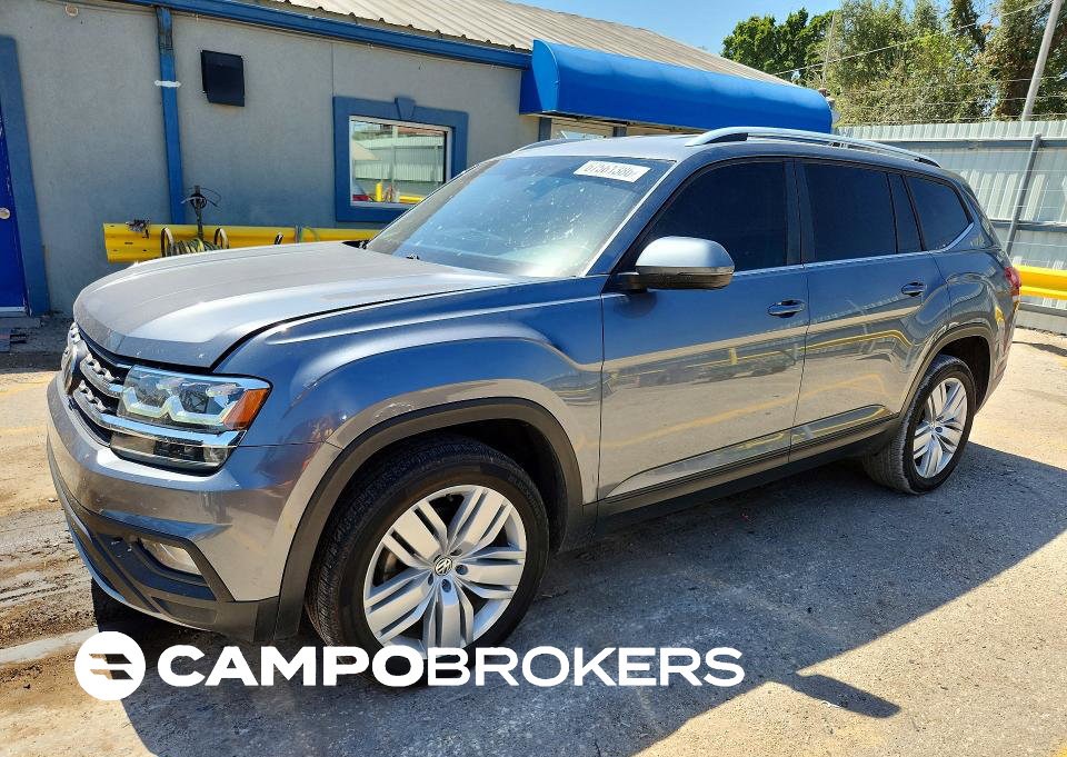 2019 Volkswagen Atlas Se, daño Frontal, Copart lote 67561386