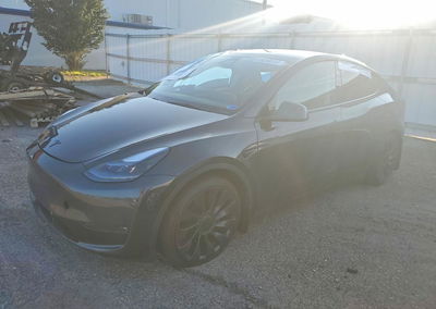2024 Tesla Model Y, daño Lateral, Copart lote 65890536