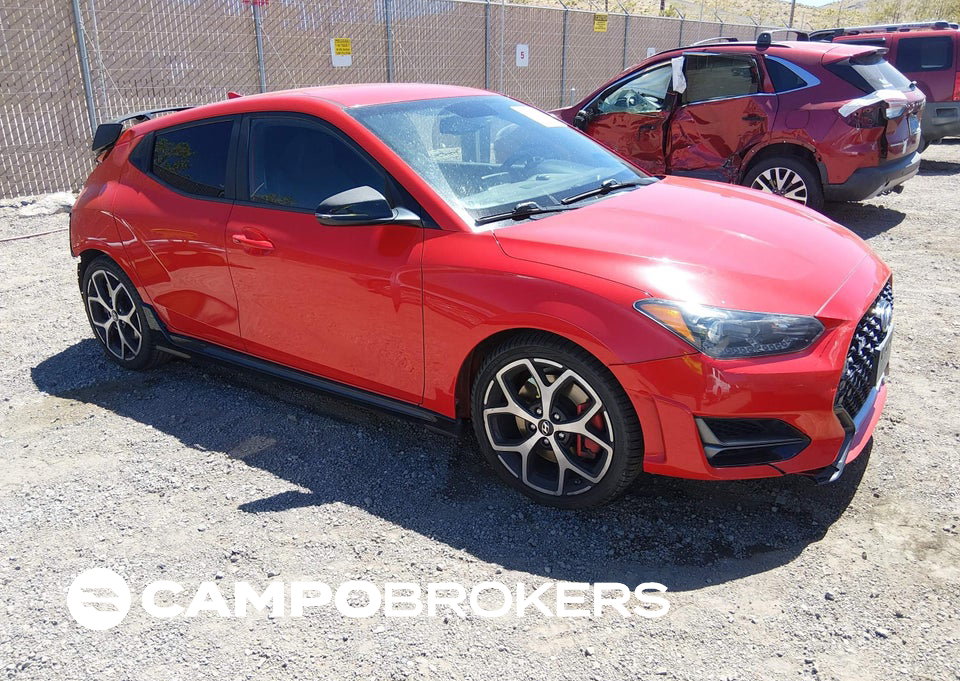 2019 Hyundai Veloster N, daño Trasero, Iaai lote 45768870