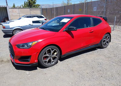 2019 Hyundai Veloster N, daño Trasero, Iaai lote 45768870, foto 2 de 6