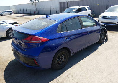 2019 Hyundai Ioniq Hybrid Blue, daño Frontal, Iaai lote 45758630, foto 4 de 6