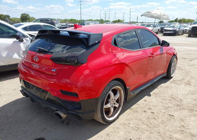 2020 Hyundai Veloster N, daño Bajos, Iaai lote 46057344, foto 4 de 6