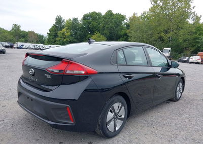 2019 Hyundai Ioniq Hybrid Blue, daño Normal Wear & Tear, Iaai lote 46022642, foto 4 de 6