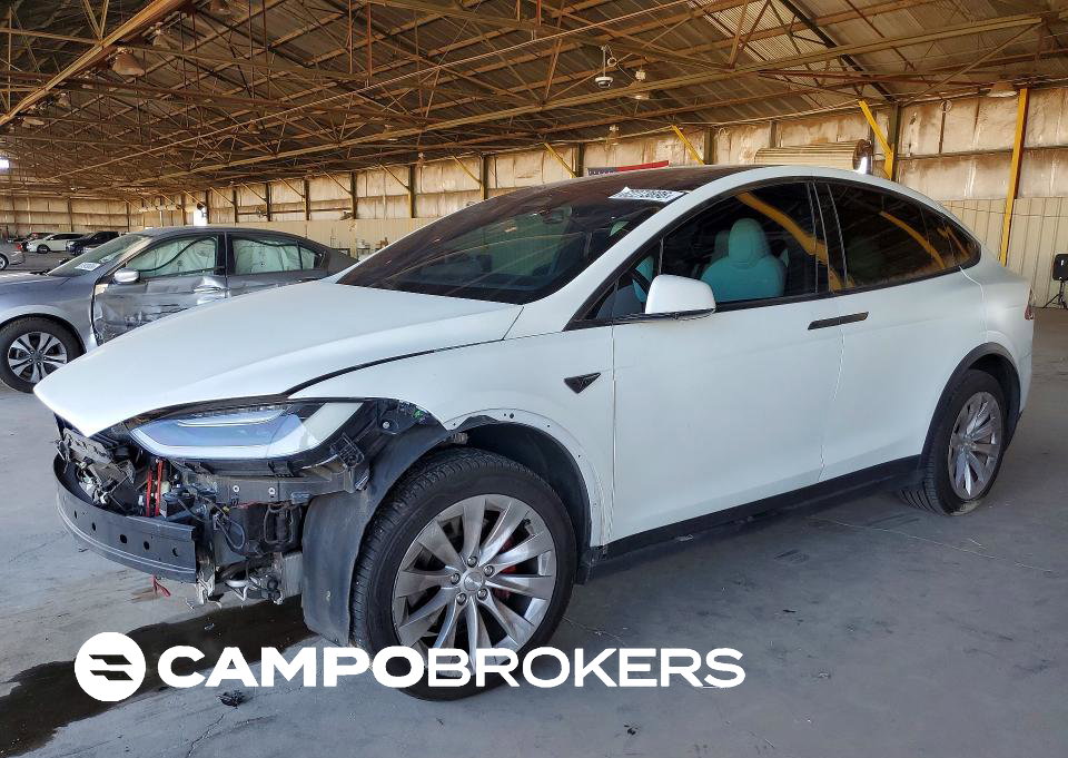 2020 Tesla Model X, uszkodzenie: Przód, Copart lot 62273696