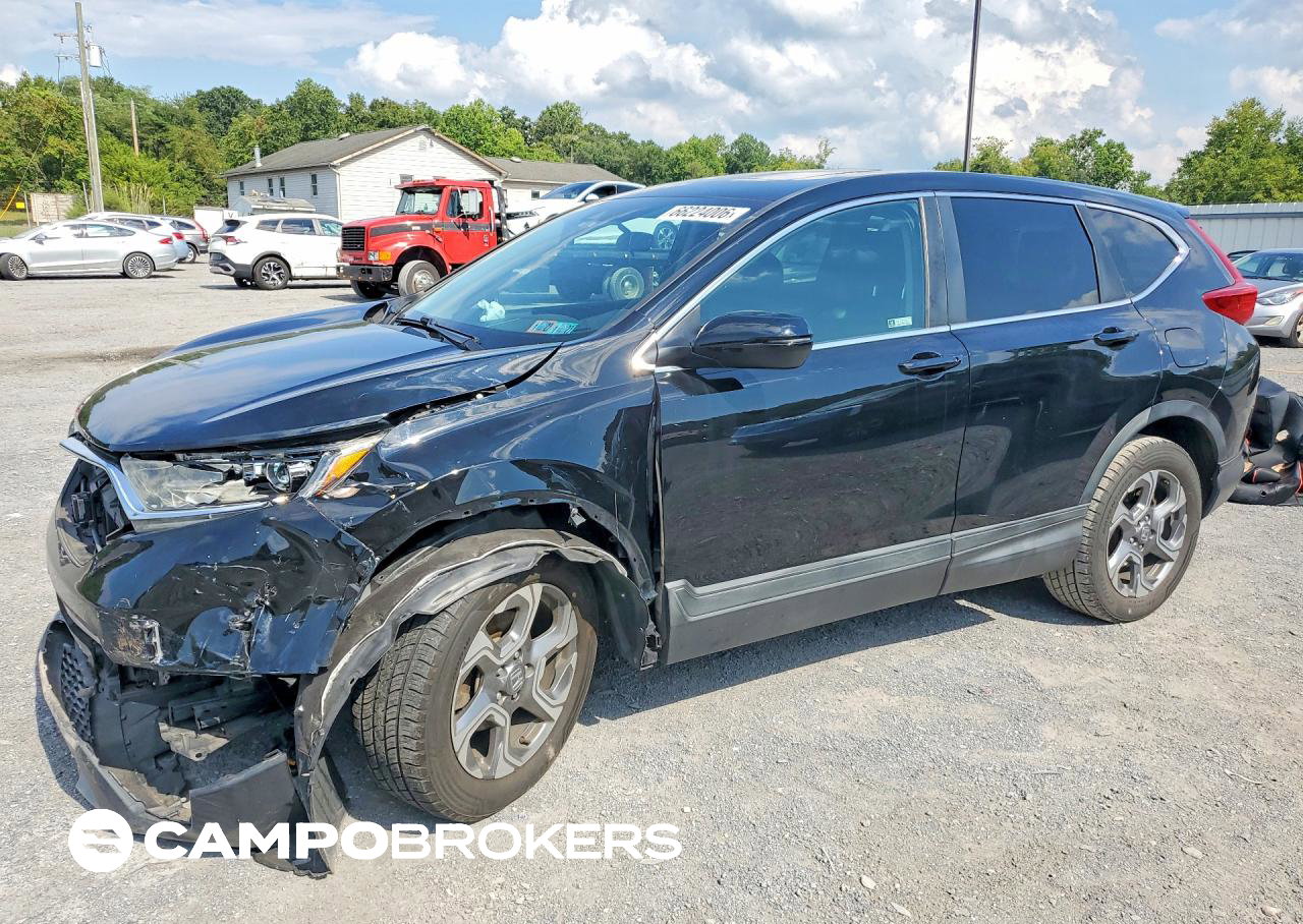 2019 Honda Cr-v Ex, daño Frontal, Copart lote 66224006