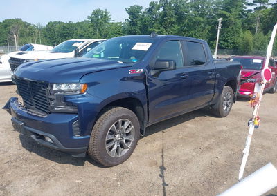 2022 Chevrolet Silverado 1500 Ltd 4wd  Short Bed Rst, Front End damage, Iaai lot 45630123, photo 2 of 6