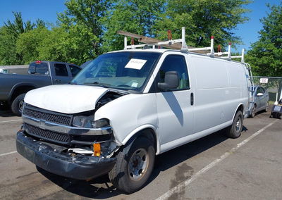 2021 Chevrolet Express Cargo Rwd 2500 Extended Wheelbase Wt, пошкодження: Передня частина, Iaai лот 45453229, фото 2 з 6