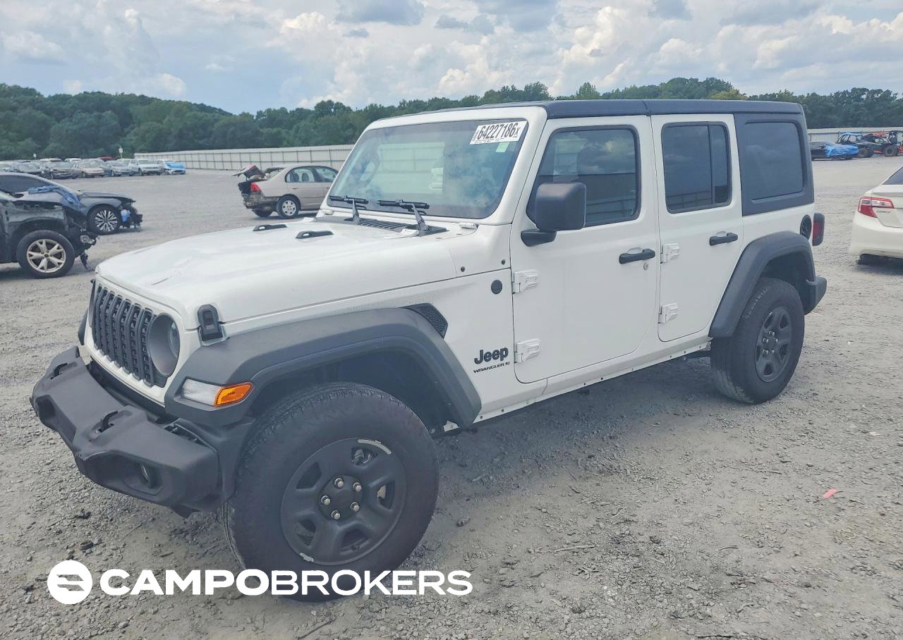 2026 Jeep Wrangler Sport, пошкодження: Передня частина, Copart лот 64227186
