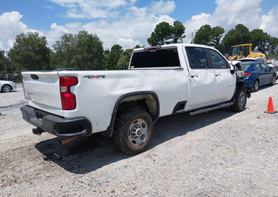2024 Chevrolet Silverado 2500hd 4wd  Long Bed Work Truck, Front & Rear damage, Iaai lot 45647393, photo 4 of 6