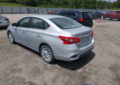 2019 Nissan Sentra Sv, daño Frontal derecho, Iaai lote 45656489, foto 3 de 6