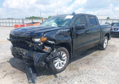 2022 Chevrolet Silverado 1500 Ltd 2wd  Short Bed Custom, пошкодження: Передня частина, Iaai лот 45575984, фото 2 з 6