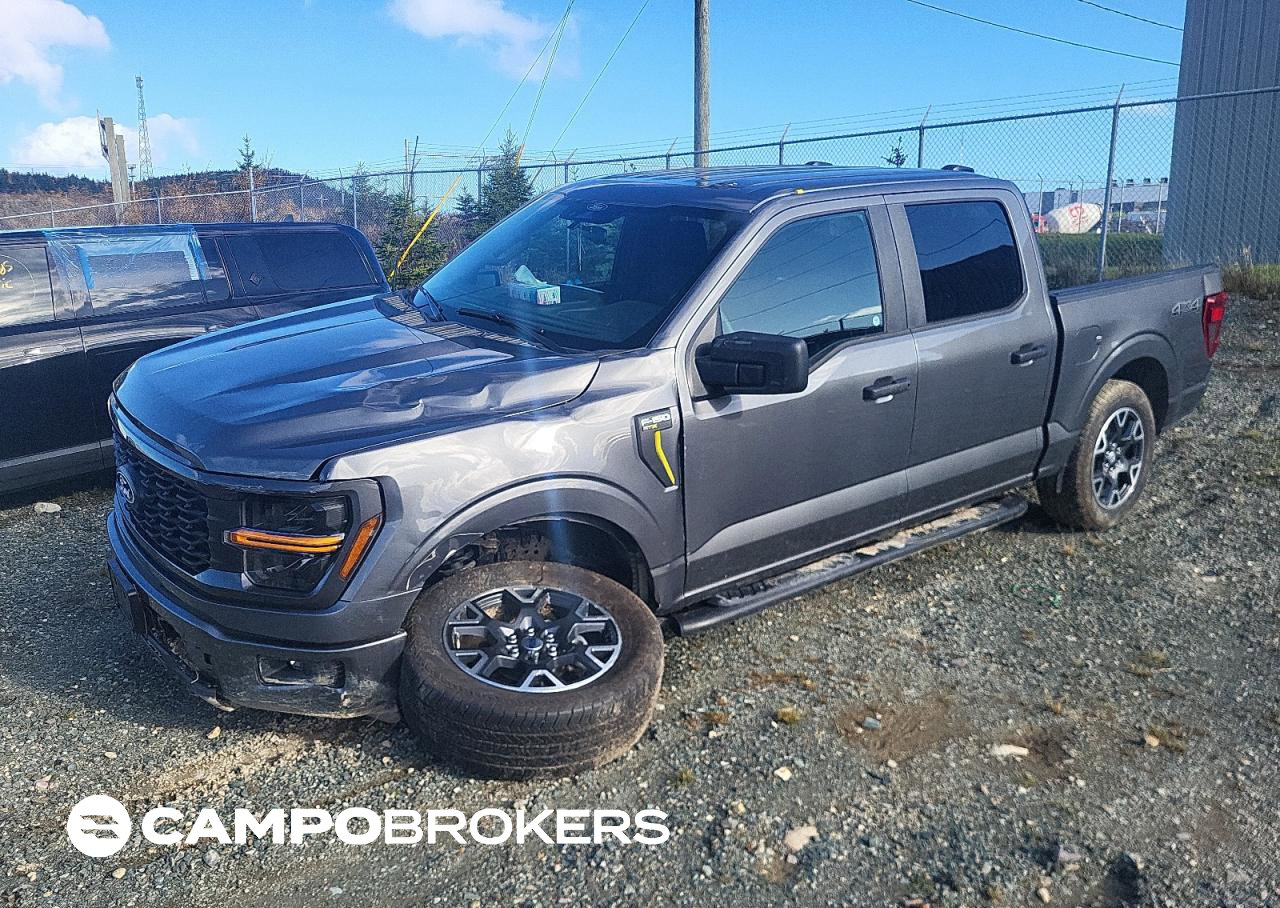 2024 Ford F150 Stx, daño Generalizado, Copart lote 90593635