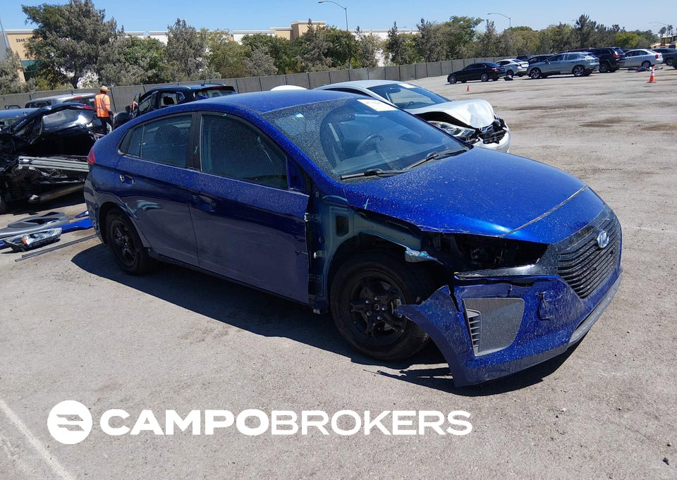 2019 Hyundai Ioniq Hybrid Blue, daño Frontal, Iaai lote 45758630