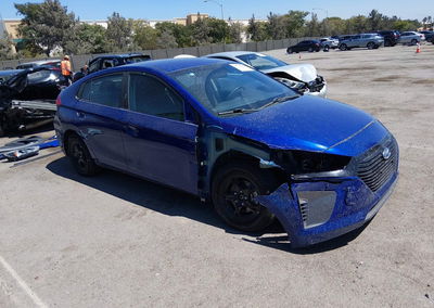 2019 Hyundai Ioniq Hybrid Blue, daño Frontal, Iaai lote 45758630
