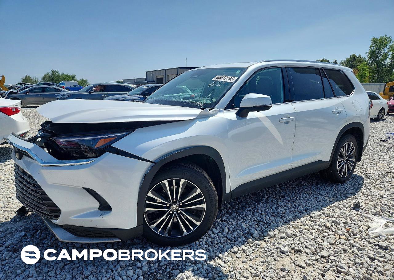 2026 Toyota Grand Highlander Hybrid Max Platinum, uszkodzenie: Przód, Copart lot 65579146