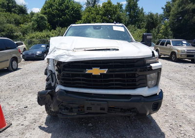 2024 Chevrolet Silverado 2500hd 4wd  Long Bed Work Truck, Front & Rear damage, Iaai lot 45647393, photo 6 of 6