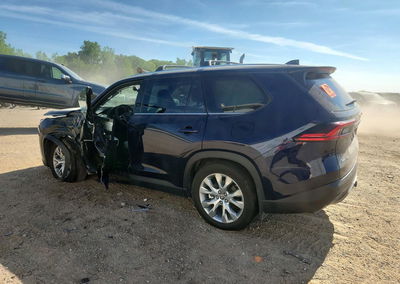 2025 Toyota Grand Highlander Hybrid Limited, Side damage, Copart lot 55196546, photo 2 of 6