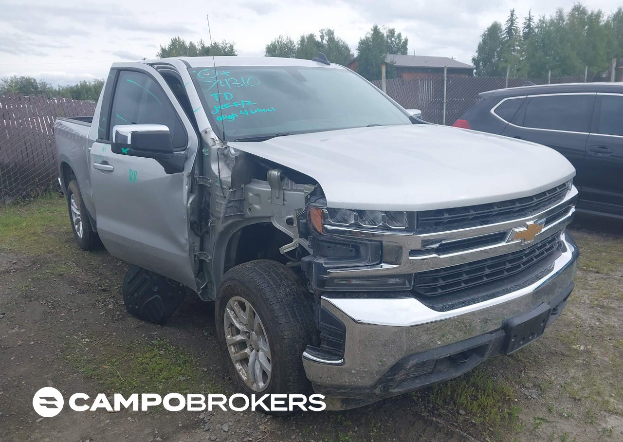 2022 Chevrolet Silverado 1500 Ltd 4wd  Short Bed Lt, uszkodzenie: Prawy przód, Iaai lot 45733057