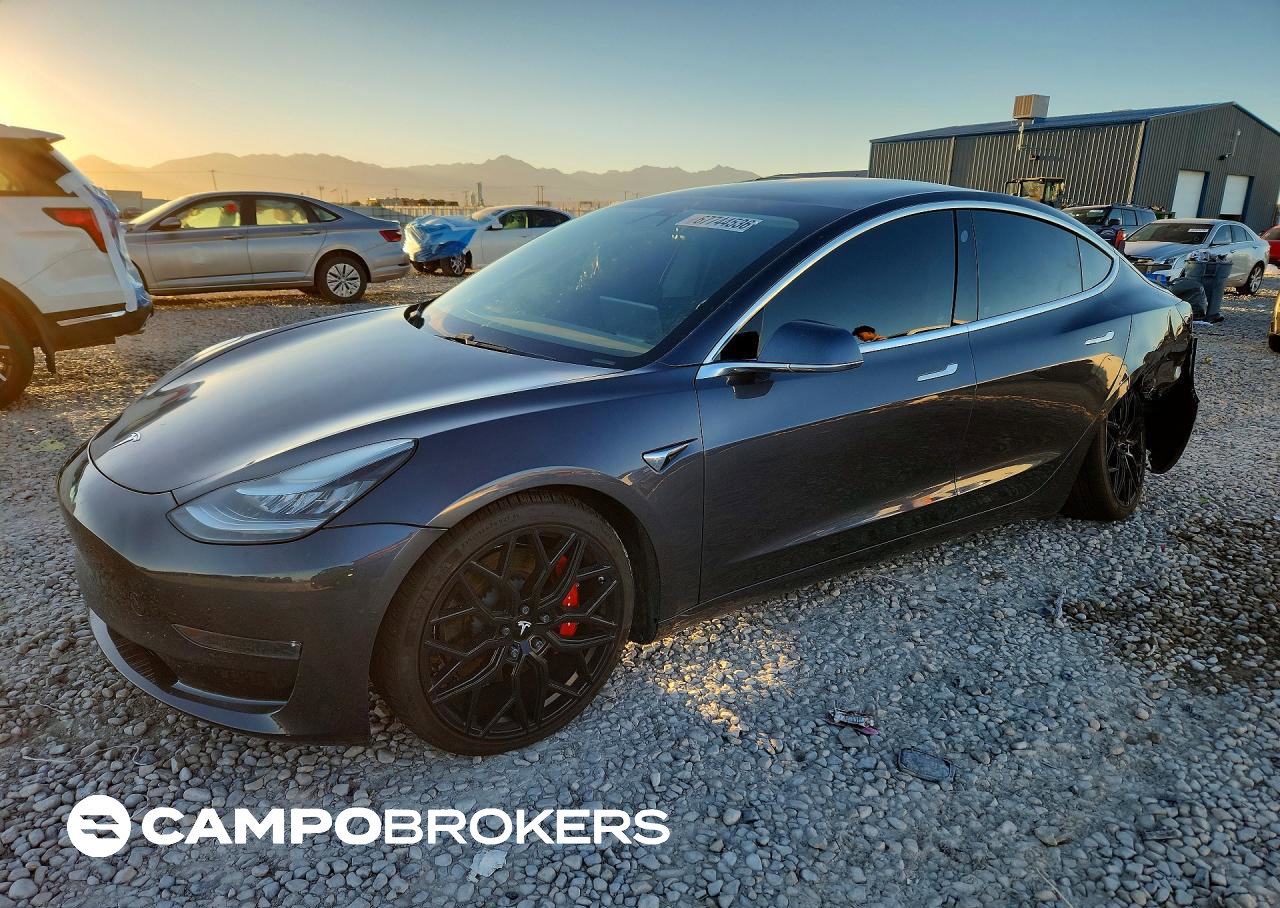 2020 Tesla Model 3, uszkodzenie: Tył, Copart lot 67744536