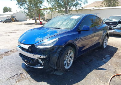 2023 Tesla Model Y Awd/long Range Dual Motor All-wheel Drive, uszkodzenie: Przód, Iaai lot 46003689, zdjęcie 2 z 6