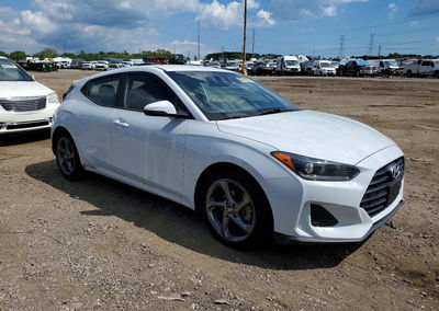 2019 Hyundai Veloster 2.0l, daño Lateral, Copart lote 66945456, foto 4 de 6
