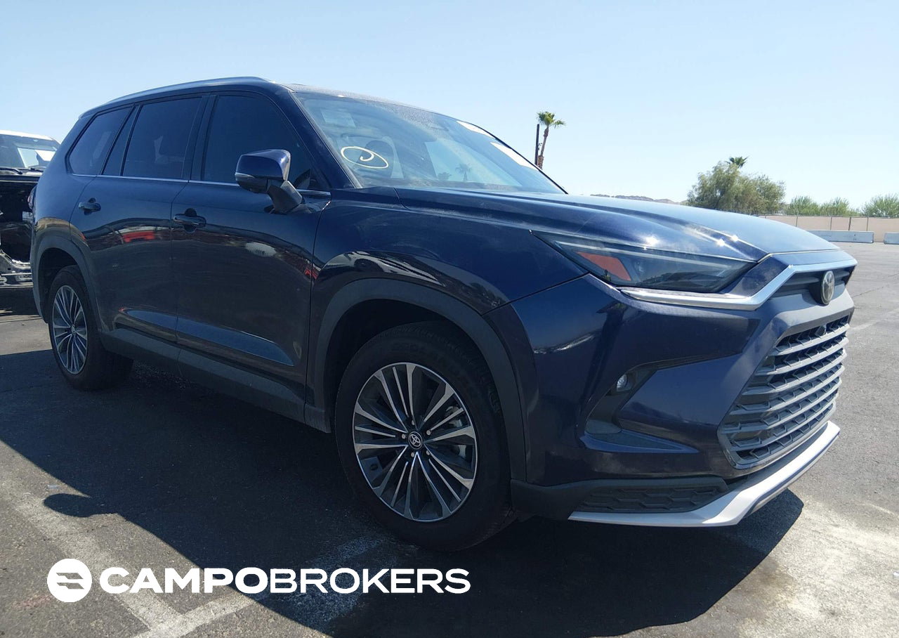 2026 Toyota Grand Highlander Hybrid Max Platinum, пошкодження: Лівий зад, Iaai лот 45666232