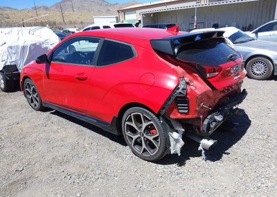 2019 Hyundai Veloster N, daño Trasero, Iaai lote 45768870, foto 3 de 6