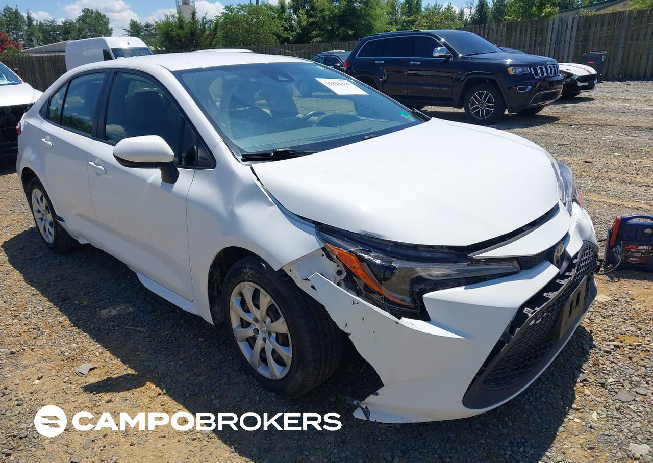 2021 Toyota Corolla Le, uszkodzenie: Lewy przód, Iaai lot 45822410