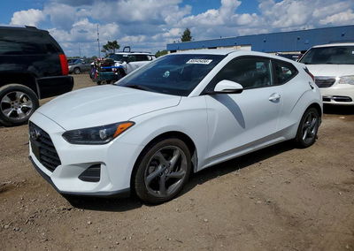2019 Hyundai Veloster 2.0l, daño Lateral, Copart lote 66945456