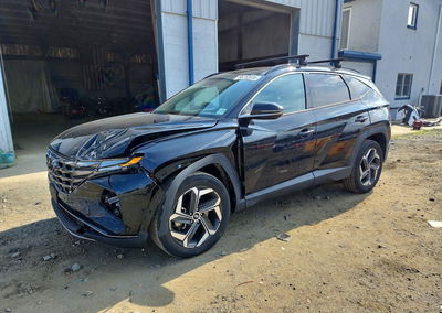 2022 Hyundai Tucson Limited, daño Frontal, Copart lote 66753836