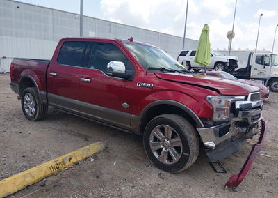 2019 Ford F-150 King Ranch, Front End damage, Iaai lot 45718010