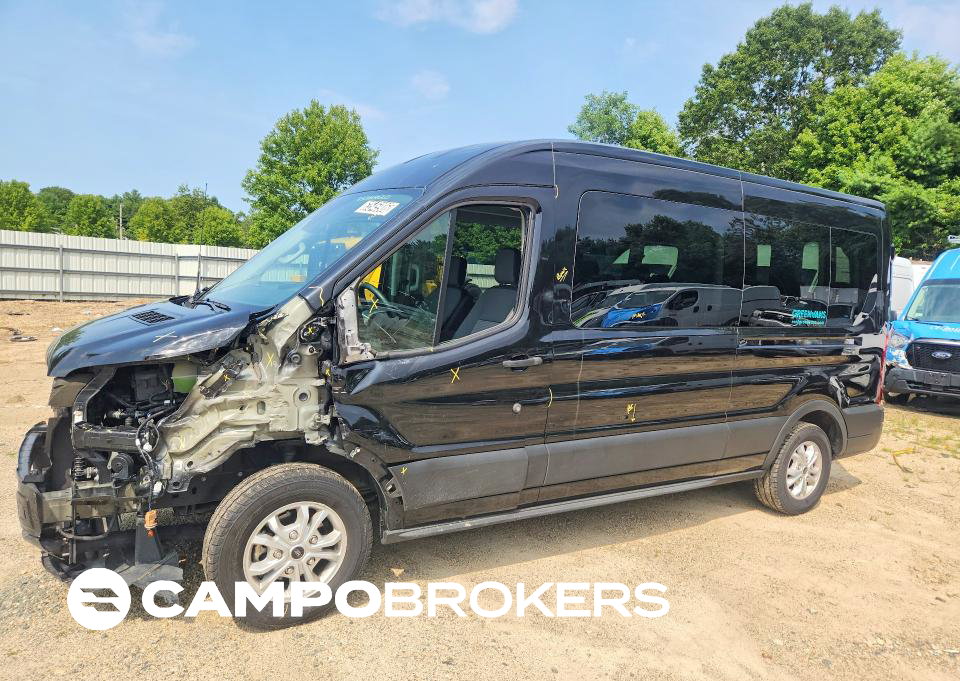 2025 Ford Transit-350, daño Frontal, Copart lote 63545906
