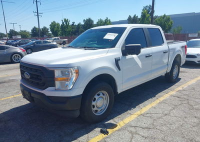 2021 Ford F-150 Lariat/xl/xlt, Front End damage, Iaai lot 45544936, photo 2 of 6