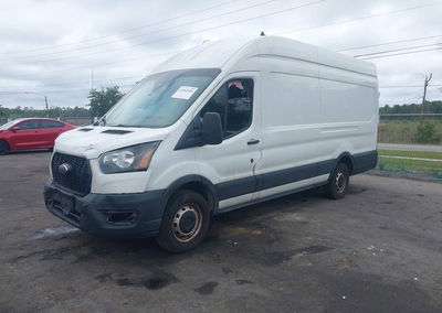2021 Ford Transit-250 Cargo Van, Front End damage, Iaai lot 44965904, photo 2 of 6