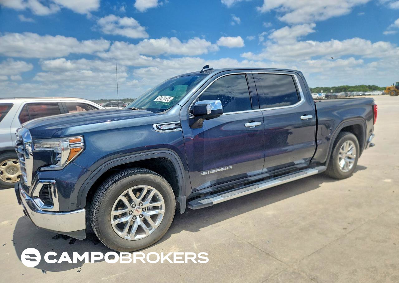 2020 Gmc Sierra C1500 Slt, Normal Wear damage, Copart lot 54676556