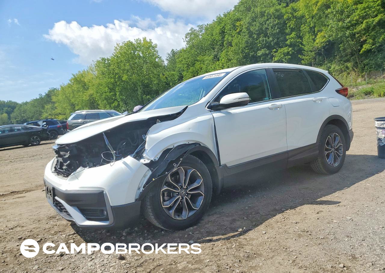 2022 Honda Cr-v Exl, пошкодження: Передня частина, Copart лот 65661996