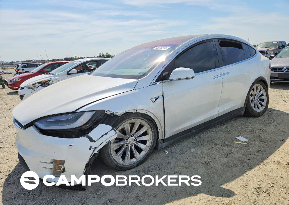 2020 Tesla Model X, пошкодження: Передня частина, Copart лот 63939976