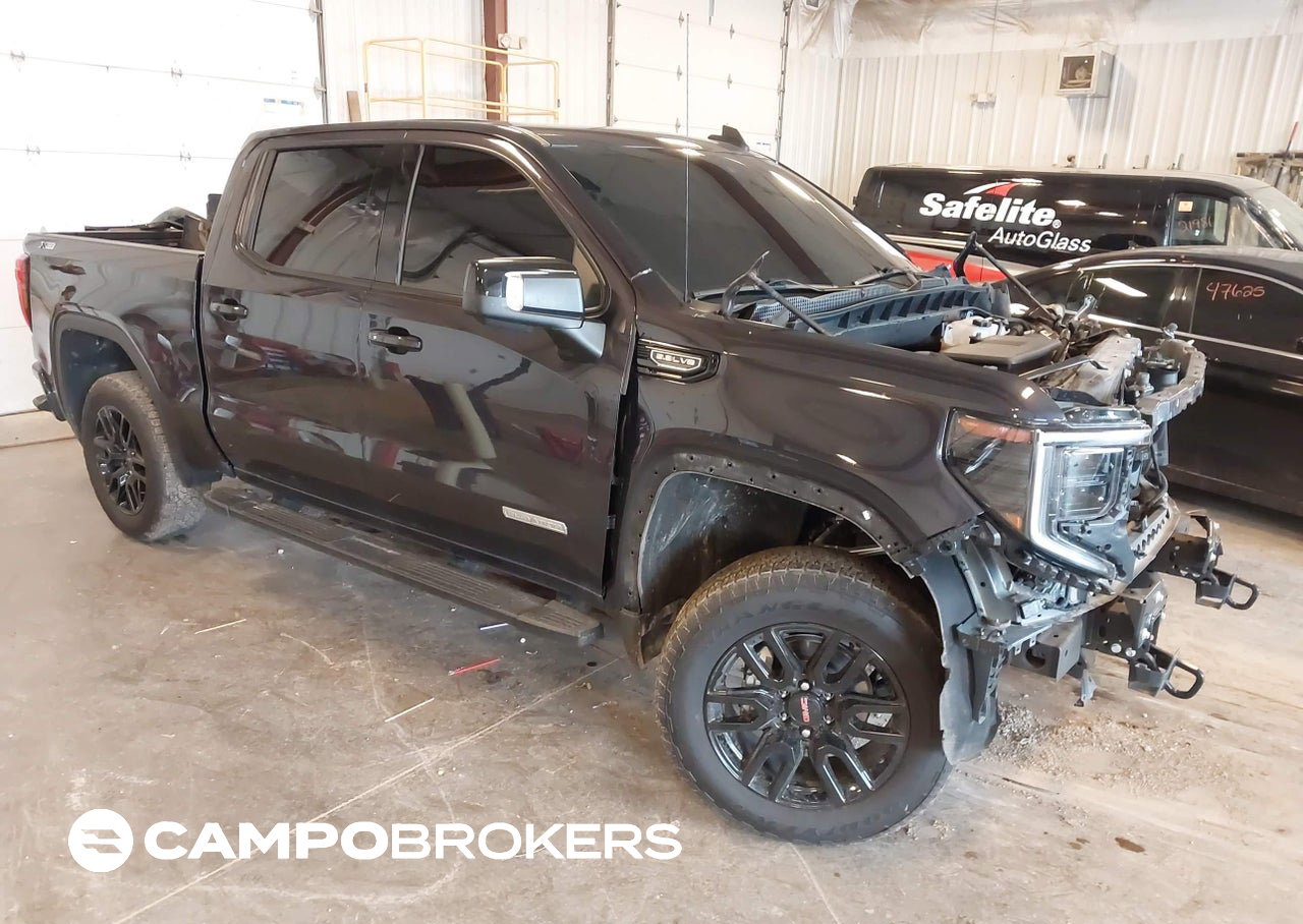 2024 Gmc Sierra 1500 4wd  Short Box Elevation With 3sb, daño Frontal, Iaai lote 45384897