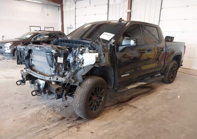 2024 Gmc Sierra 1500 4wd  Short Box Elevation With 3sb, daño Frontal, Iaai lote 45384897, foto 2 de 6