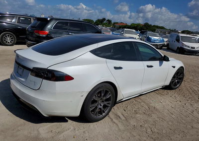 2021 Tesla Model S, пошкодження: Затоплення, Copart лот 56938786, фото 3 з 6