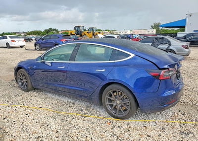 2019 Tesla Model 3, daño Trasero, Copart lote 58108226, foto 2 de 6