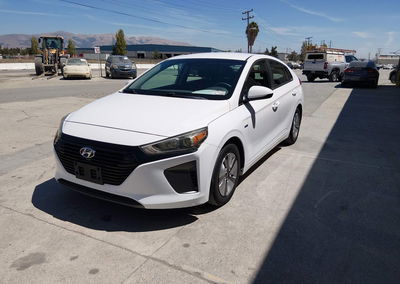 2019 Hyundai Ioniq Hybrid Blue, daño Frontal, Iaai lote 45917978, foto 2 de 6