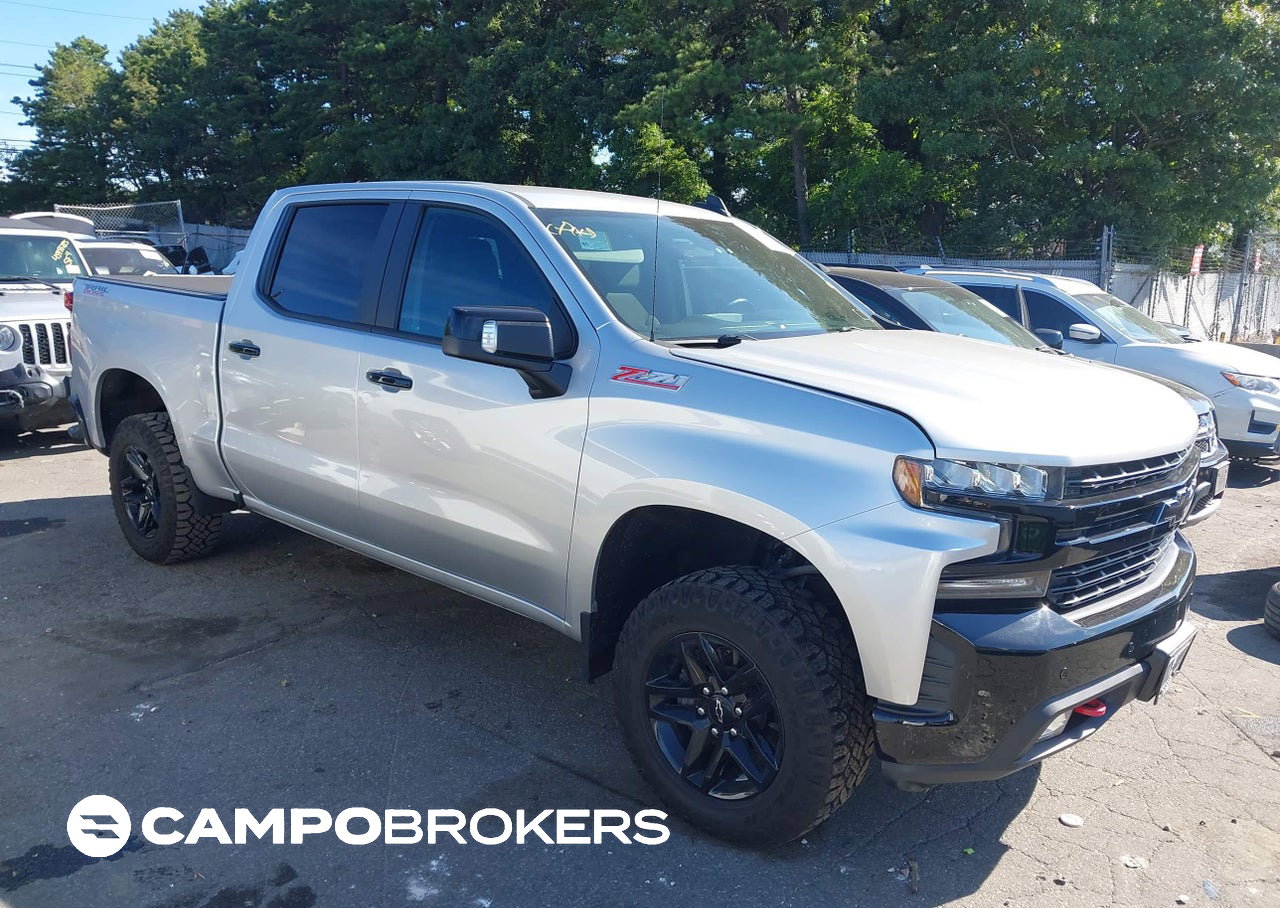 2021 Chevrolet Silverado 1500 4wd  Short Bed Lt Trail Boss, uszkodzenie: Zalanie, Iaai lot 45960833