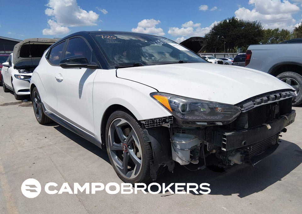 2019 Hyundai Veloster Turbo Ultimate, daño Lateral izquierdo, Iaai lote 46012883
